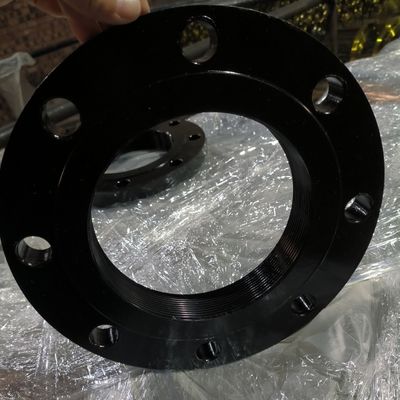 La norme ANSI Class300 Dn100 a vissé la laque claire filetée en acier de bride